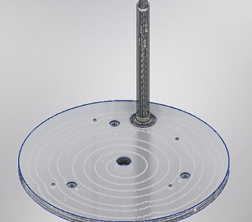 带 3 个嵌入式 T.C 的 3 区加热器